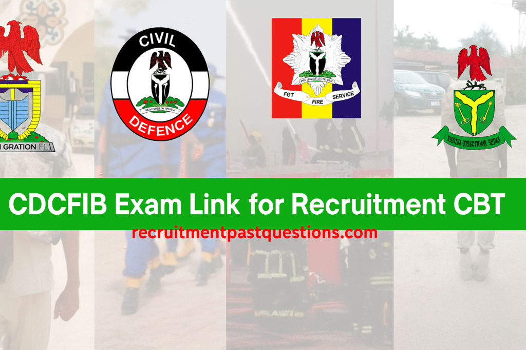 CDCFIB Exam Link for Recruitment CBT 2025