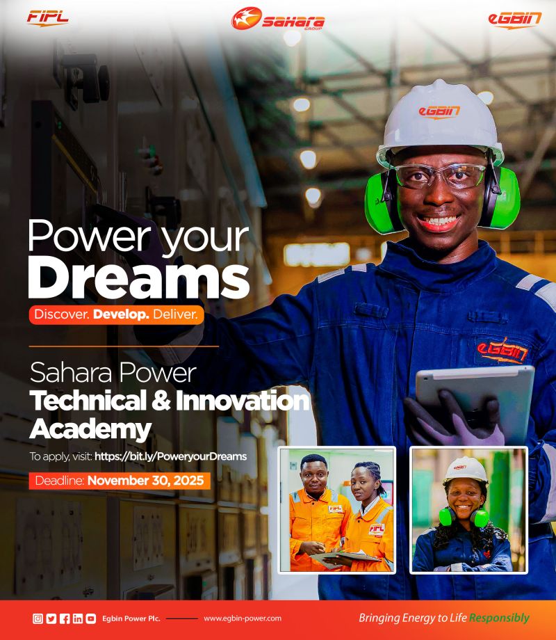 How to apply for Sahara Power Technical & Innovation Academy Graduate Engineering Programme