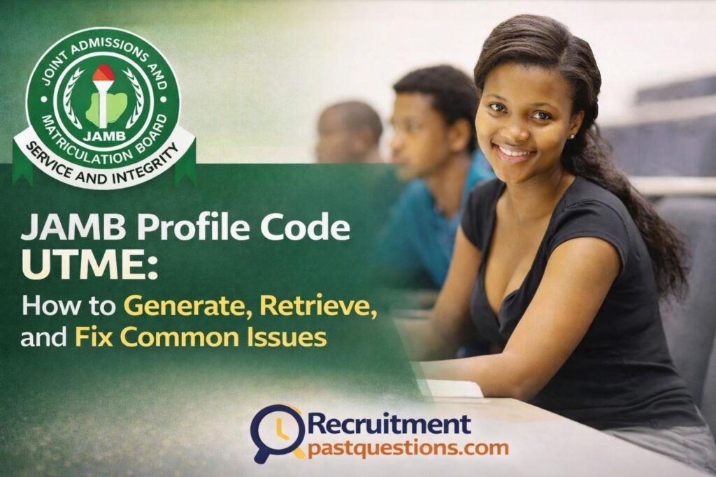 JAMB Profile Code