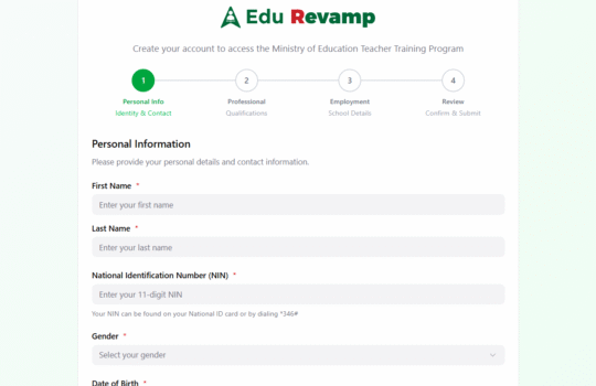 EduRevamp portal