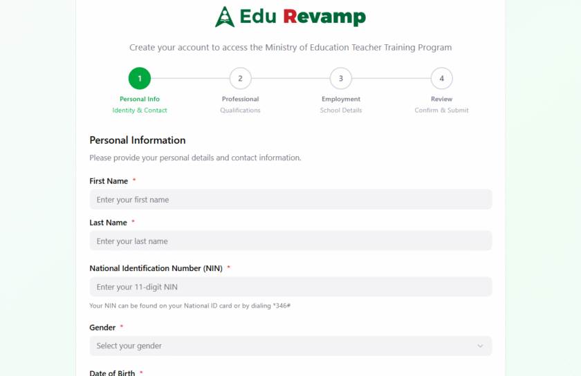 EduRevamp portal