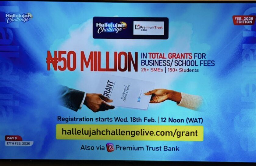 Hallelujah Challenge ₦50 Million Grant