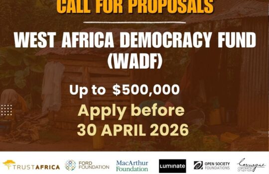 apply for West Africa Democracy Fund